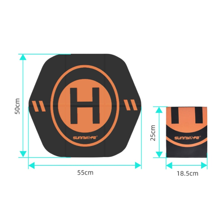 Sunnylife Drone Universal Double Sided Foldable Leather Helipad,Size:55 x 50cm, TJP08 Sunnylife Drone Universal Double Sided Foldable Leather Helipad,Size:55 x 50cm, TJP08